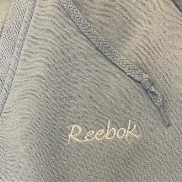 Vintage Y2K Reebok hoodie baby blue size S - Picture 8 of 11